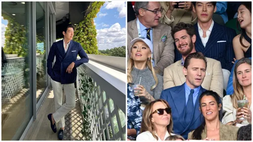 金宇彬賞溫網女伴不是女友申敏兒 還和她穿深藍「情侶裝」