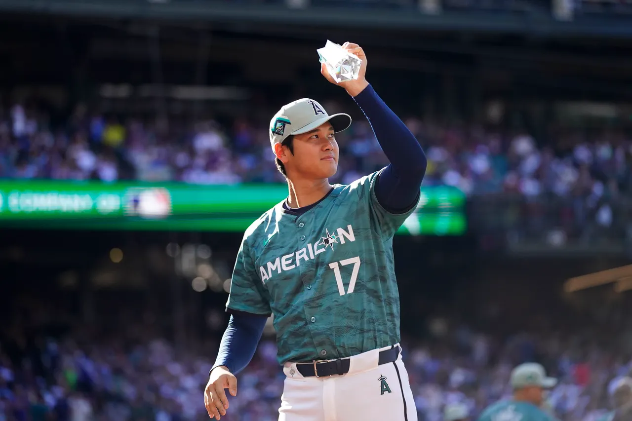 大谷翔平今天沒有擊出安打。 美聯社
