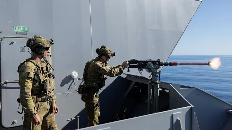 每2年一度「護身軍刀」軍演本月在澳洲登場；圖為2021年「護身軍刀」軍演。翻攝澳洲國防部官網