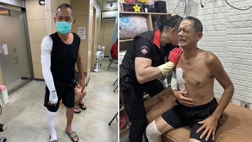 本土劇男星騎機車犁田一度失明 右半身肋骨重傷連咳嗽都痛