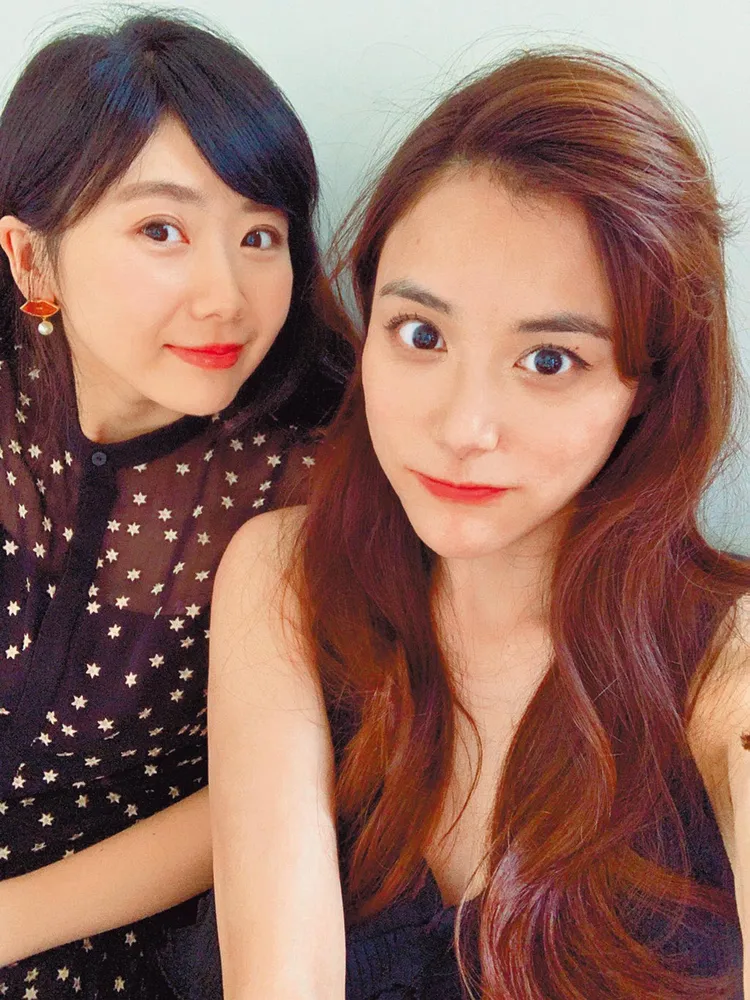 江恆亘與福原愛曾合照。