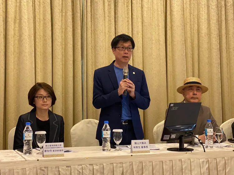 圓山大飯店董事長林育生。陳怡文攝