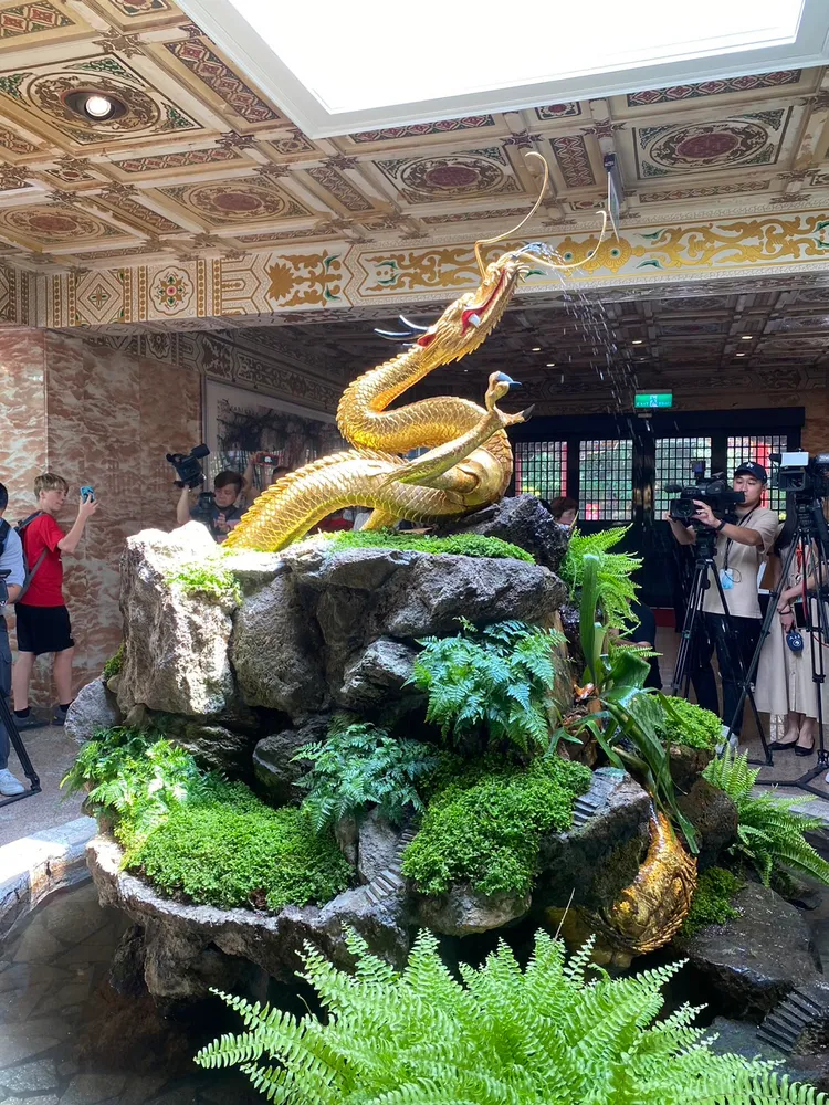 圓山大飯店金龍有107年歷史。陳怡文攝