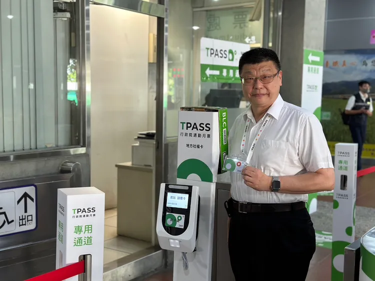 台鐵社福卡新竹縣市部分，預定8/1啟用。台鐵提供