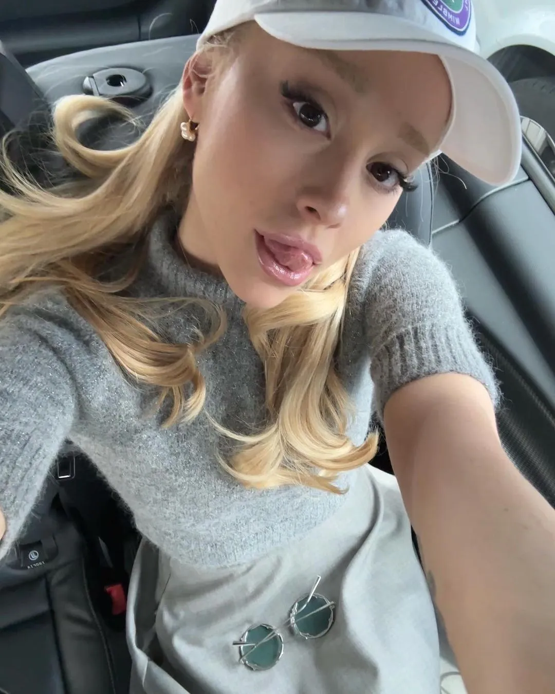亞莉安娜去看溫布頓男單冠軍賽。翻攝arianagrande IG