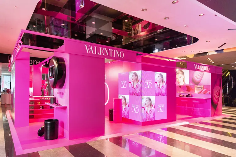 VALENTINO Beauty A11快閃店。品牌提供
