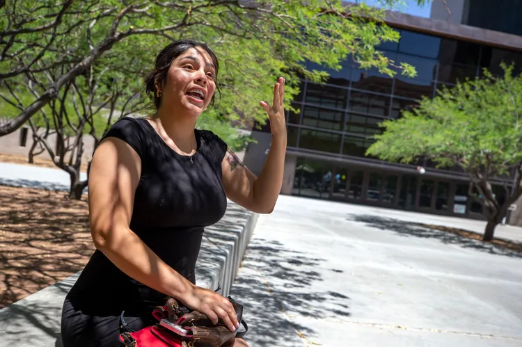 被害人家屬到法庭聆判。美聯社