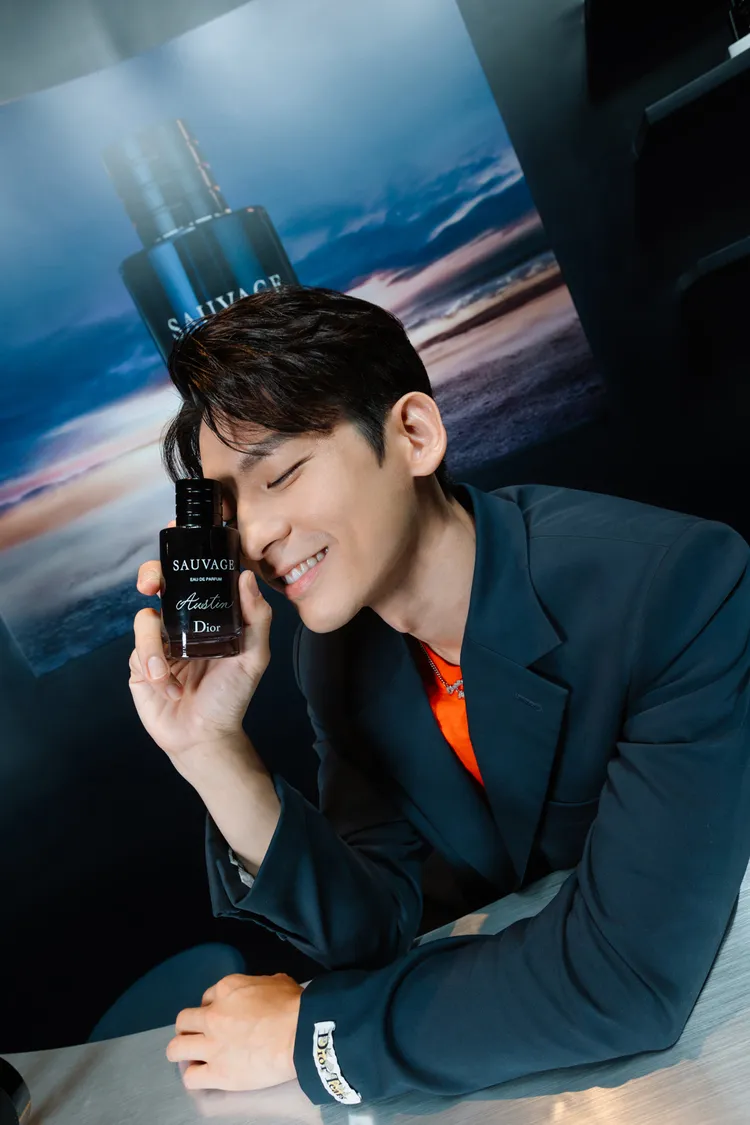 林柏宏分享特別鍾愛曠野之心香氛。品牌提供