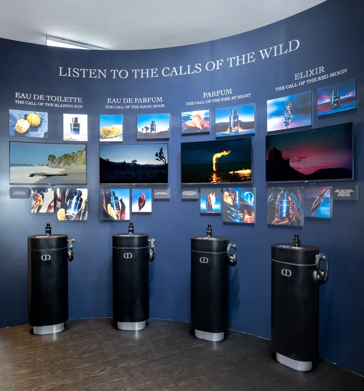 香水體驗區。品牌提供