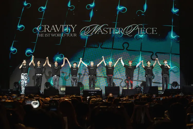 CRAVITY結束首次台灣演唱會。D-SHOW提供