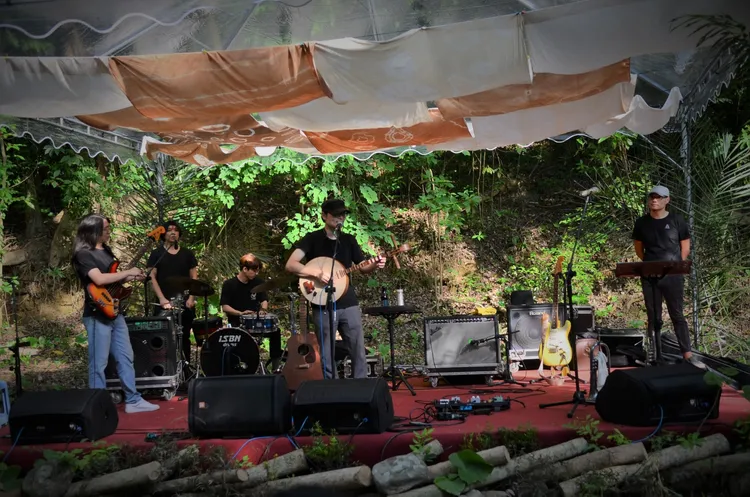 金音獎歌手黃瑋傑演出。美濃愛鄉協進會提供