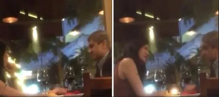 最大在野黨工人黨國會議員培瑞拉（右）與工人黨青年團主席佘雪玲（左）被拍到15秒「摸摸手」影片。翻攝Reddit/SingaporeRaw