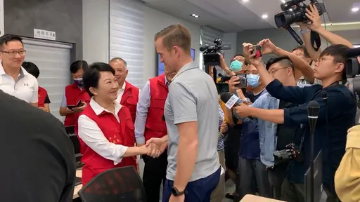 罕見!AIT官員出席台中災害應變中心 觀摩盧秀燕?她這麼説