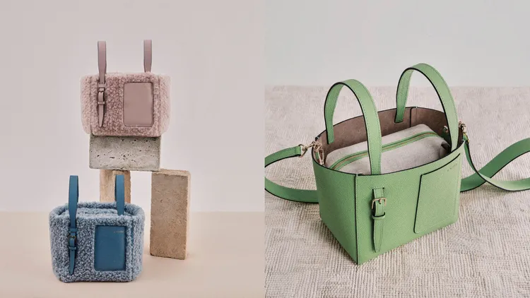 Bucket「小兔子」水桶包，新推了薄荷綠、襯衫藍與芍藥粉色選。品牌提供