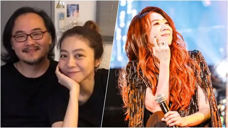 歌手陳綺貞與舊愛製作人鍾成虎全面翻臉，陳綺貞驚喜現身金曲獎。翻攝陳綺貞臉書及IG