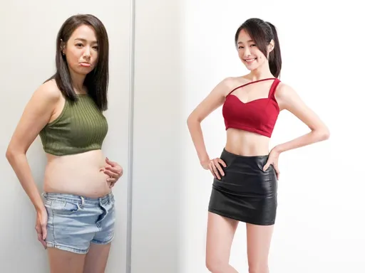 本土劇女星腰部三層肉現形超嚇人　2周瘦8公斤遭疑動手腳