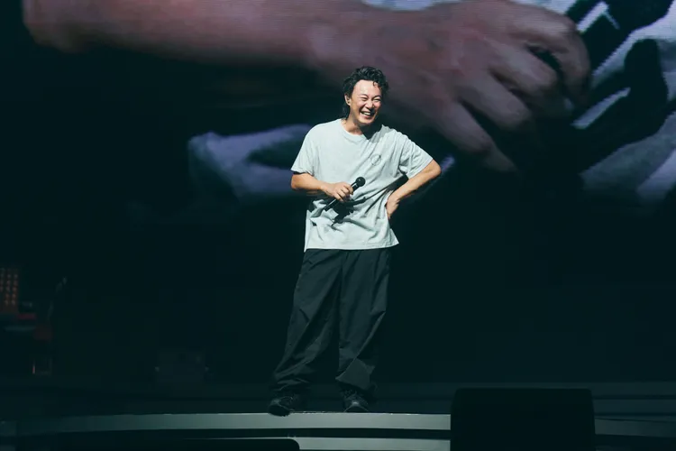 陳奕迅在台上吐露真心話。環球音樂提供