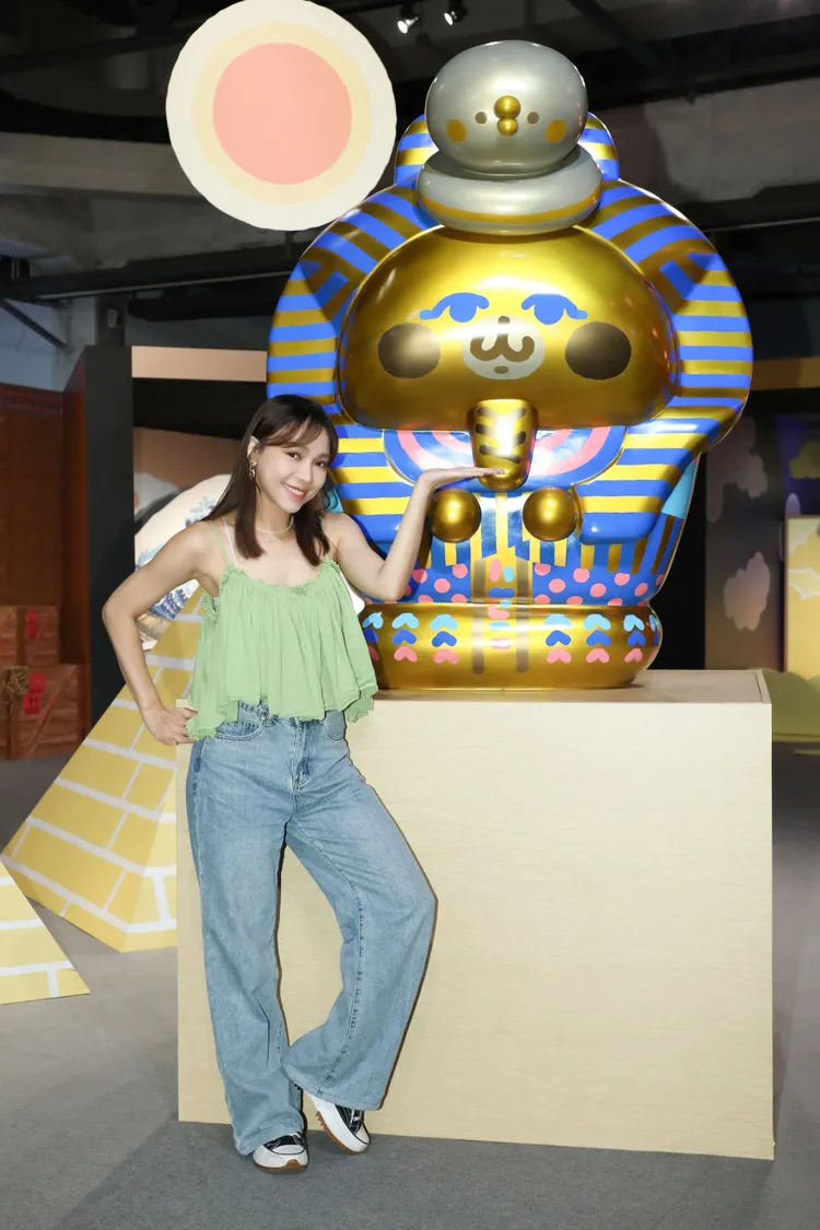 林采欣逛展後分享工作近況。寬宏藝術提供