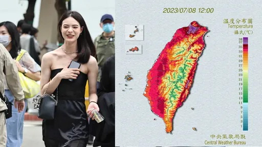 台灣本島僅「1縣市」高溫沒亮燈 台北今午這一區飆38.6˚C