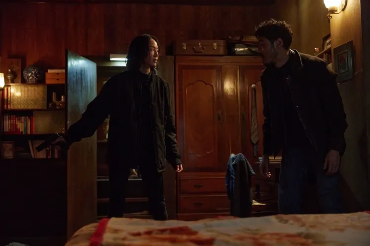 年度懸疑犯罪電影《查無此心》由張鈞甯（左）與阮經天領銜主演。華映娛樂提供