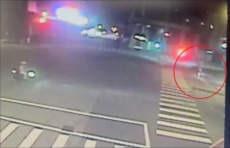 楊女當時騎乘的位置。民眾提供