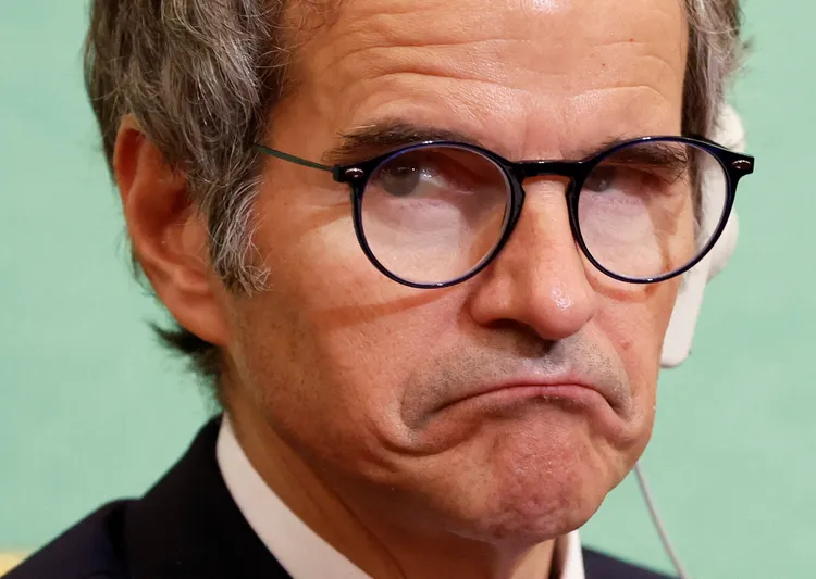 國際原子能總署署長葛羅西表示，含氚的ALPS處理水符合國際安全標準。路透社