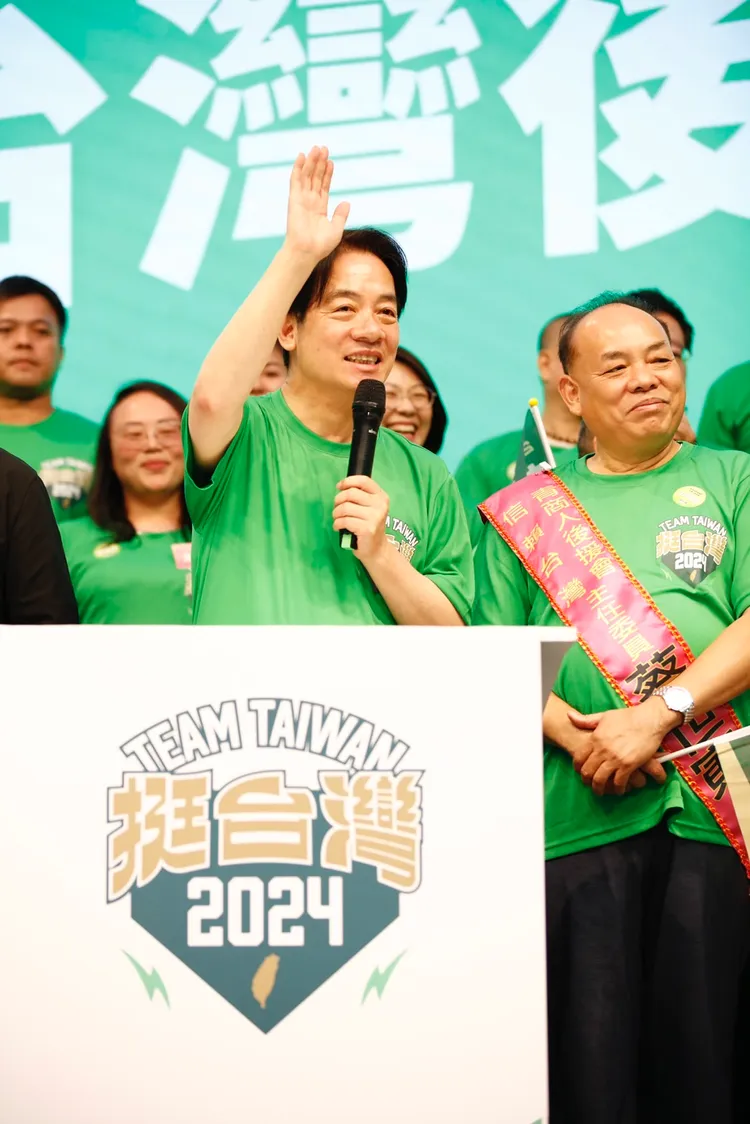 賴清德致詞。賴清德競辦提供