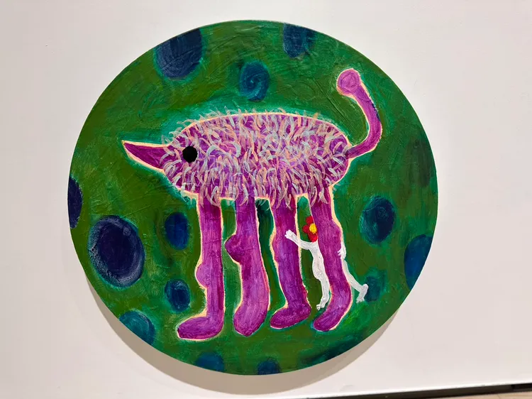 孟耿如個展今日起到8月26日。趙大智攝