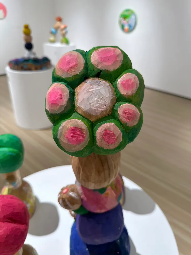 孟耿如的作品喚起童心。趙大智攝