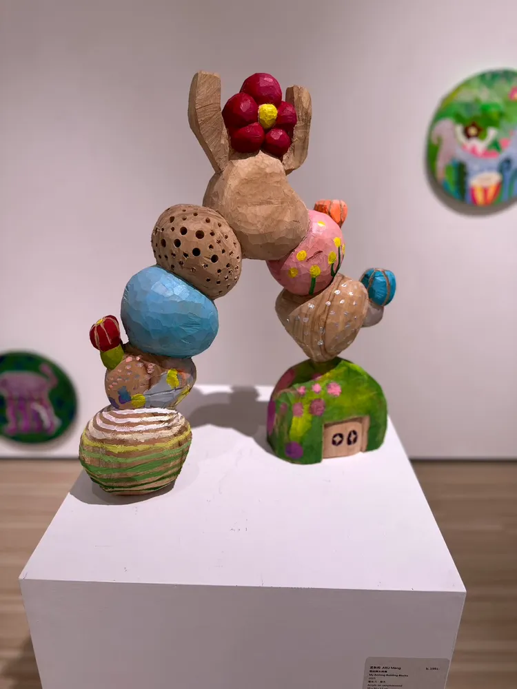 孟耿如的作品充滿童趣。趙大智攝