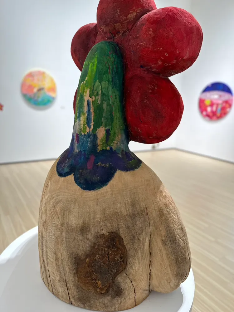 主視覺《ARU內心宇宙》背後的瑕疪。趙大智攝