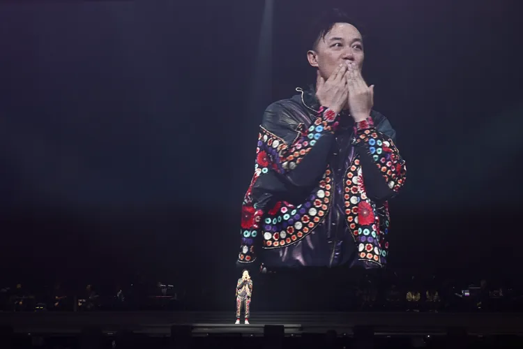 陳奕迅在台連唱7場。林林攝