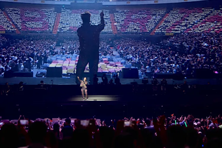 陳奕迅在台連唱7場。林林攝