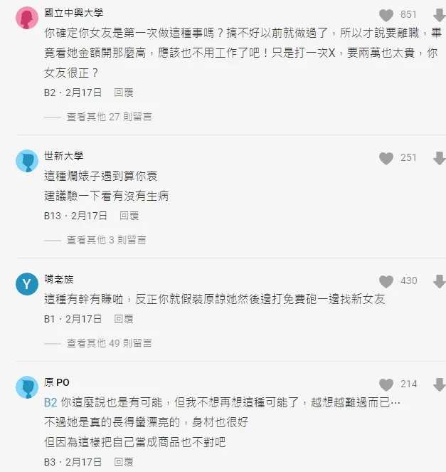 翻攝自論壇Dcard