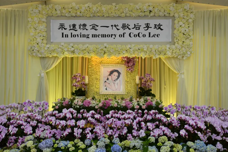 李玟告別式。Late CoCo Lee Family提供