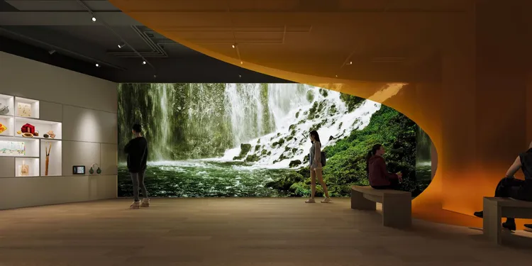 聲音博物館展區模擬圖。縣府提供