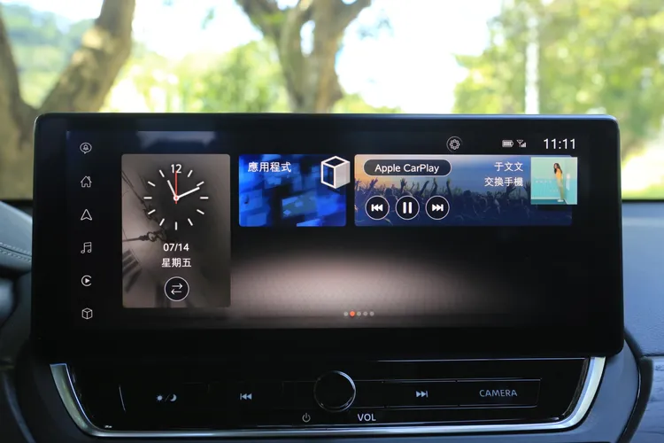 系統內提供更多的分割畫面，讓車主得以自定義快捷功能。林浩昇攝