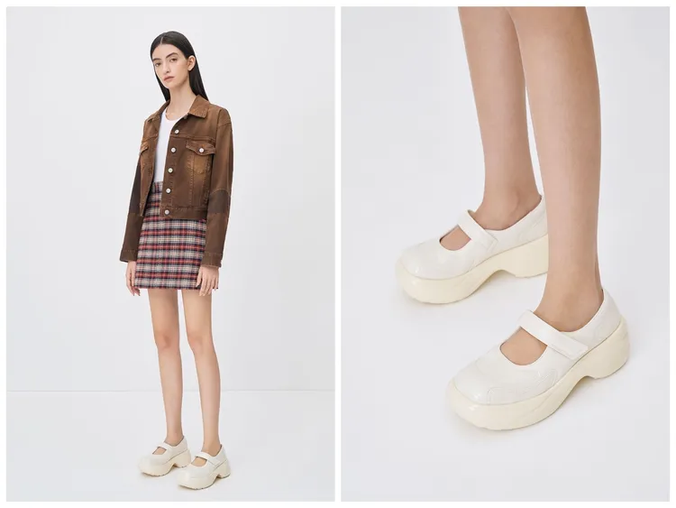 CHARLES & KEITH Roony漆皮厚底瑪莉珍鞋，2490元。品牌提供