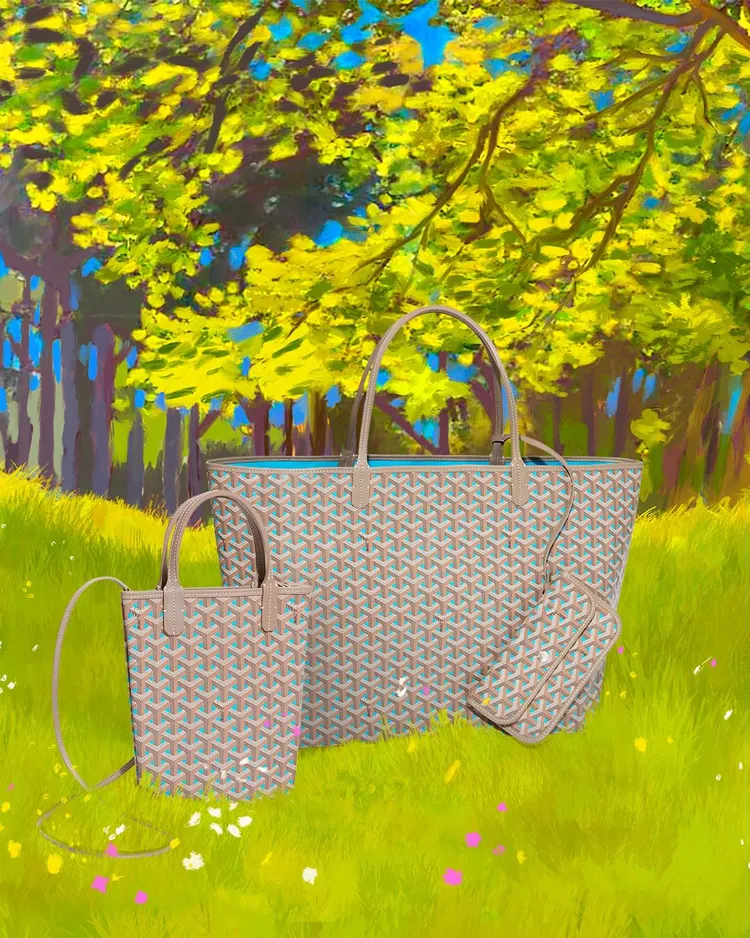 法國奢華皮件品牌Goyard本季度搜尋量大幅上漲95%。翻攝goyardofficial IG