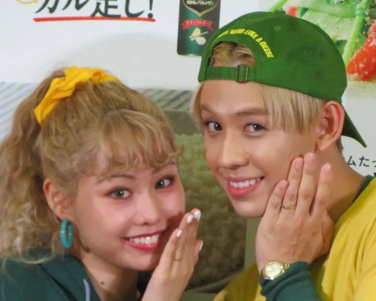 ryuchell（右）和前妻peco育有一子。翻攝日本yahoo