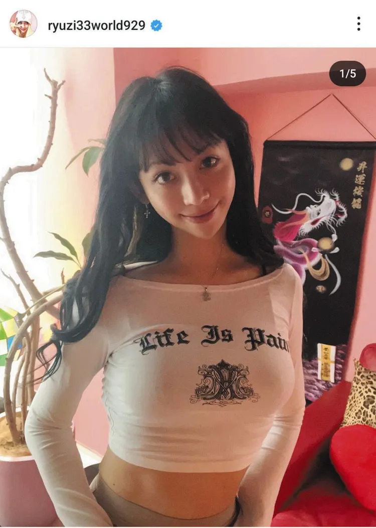 ryuchell最後一篇PO文是在7月8日，透露因為工作把頭髮染回黑色。翻攝ryuchell IG