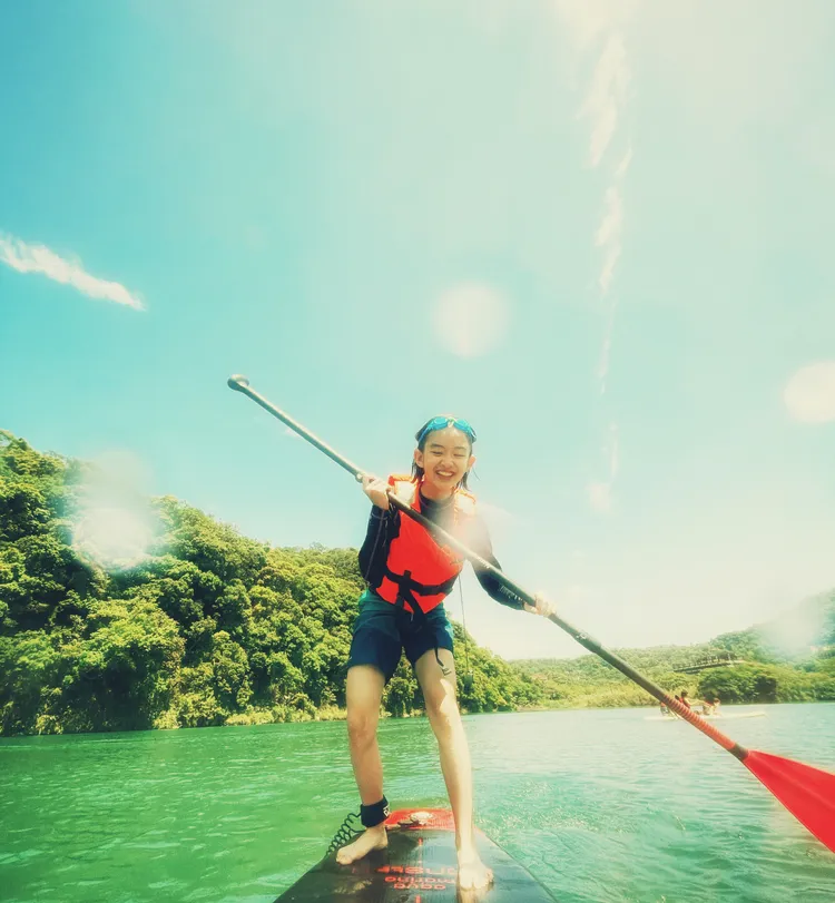 戴雅芝是戶外型女孩。藝典藝文Jacob Tai攝影