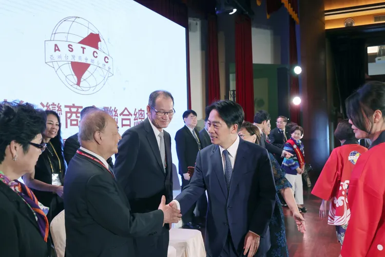 賴清德肯定台商與僑民在僑居國為台灣打拚。總統府提供