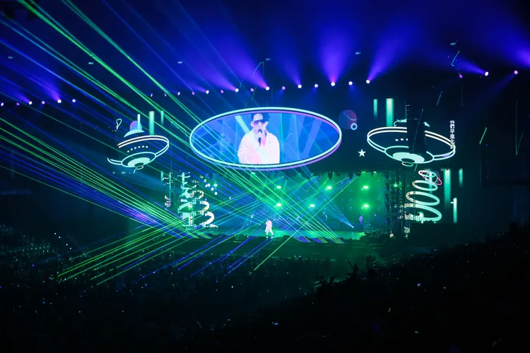 邱煥升參與2019 林宥嘉 idol世界巡迴演場會擔任視覺總監。高流提供