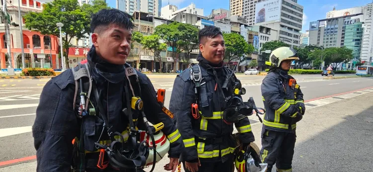 台中市消防受贈新設備。翻攝畫面