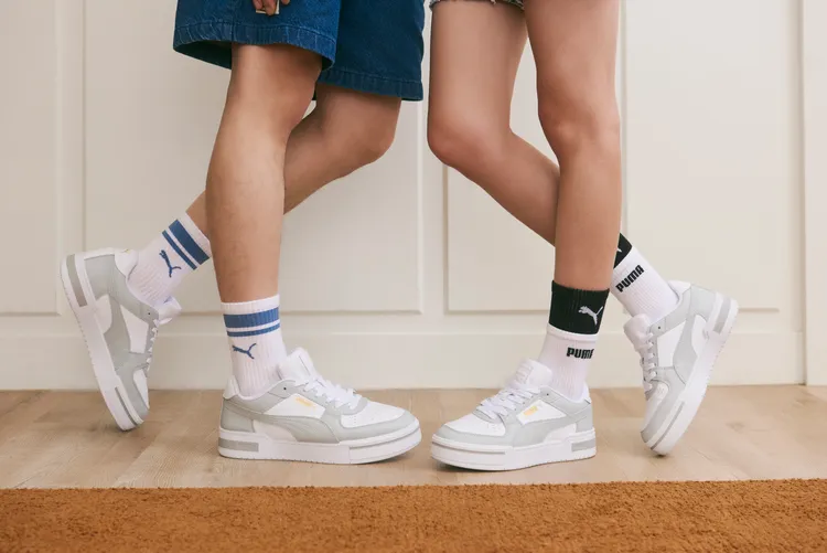 CA Pro復古厚底小灰鞋可配搭成低調情侶鞋。品牌提供