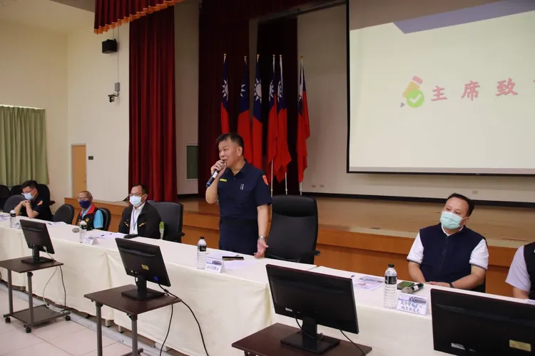 警方強調演習視同作戰。桃園警分局提供