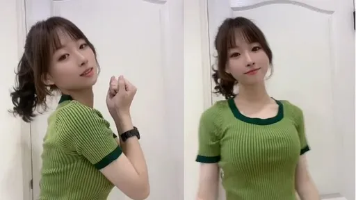 馬尾正妹跳舞扭起來　這臉這胸這腰太迷人