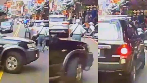 無照男違規迴轉「撞趴車前老翁」 網譏:整個擋風玻璃都被A柱擋住是吧