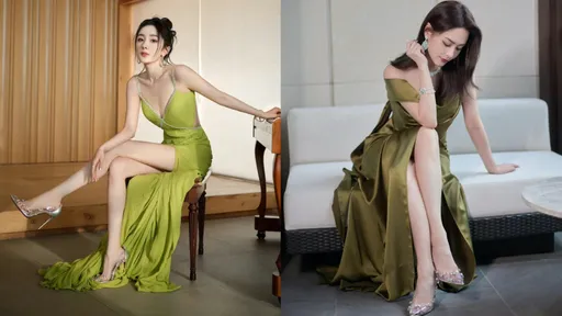 楊冪、阿嬌搶踩同雙水晶鞋 「腿精」撞鞋拼了上露下也露